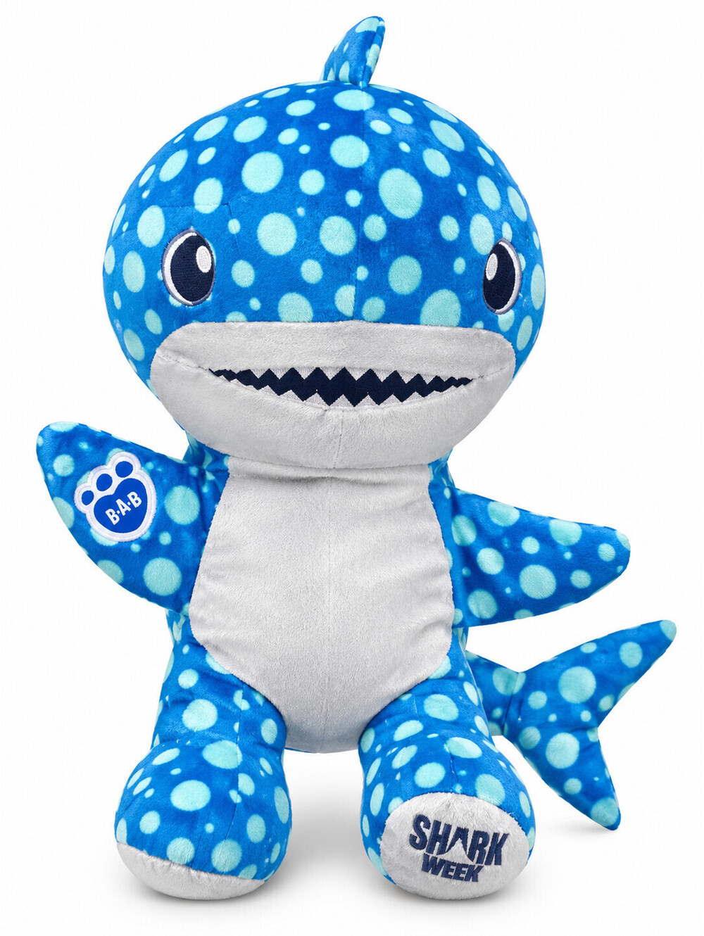 Build A Bear Workshop BABW Shark Week Whale Shark Plush Stuffed Animal Toy 2019